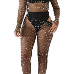 Pearl Pant Set. Long Sleeve Top Medium