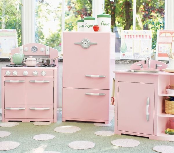 Pottery barn kids 3 piece retro kitchen for Sale in Lake Worth, FL