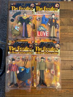 The Beatles Yellow Submarine Action Figures Set of 4