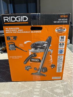 Rigid 16 Gal. 6.5 Peak HP NXT Shop Vacuum Wet Dry Vac