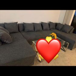U Sectional Furniture Pillows Included. Brand New