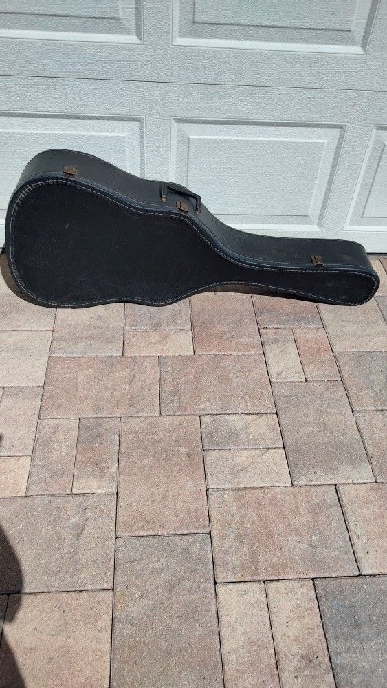Vintage Hard Shell Acoustic Guitar Case 