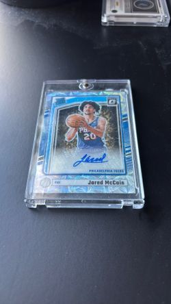 Jared McCain Donruss Optic Rated Rookie Auto Scope Prizm