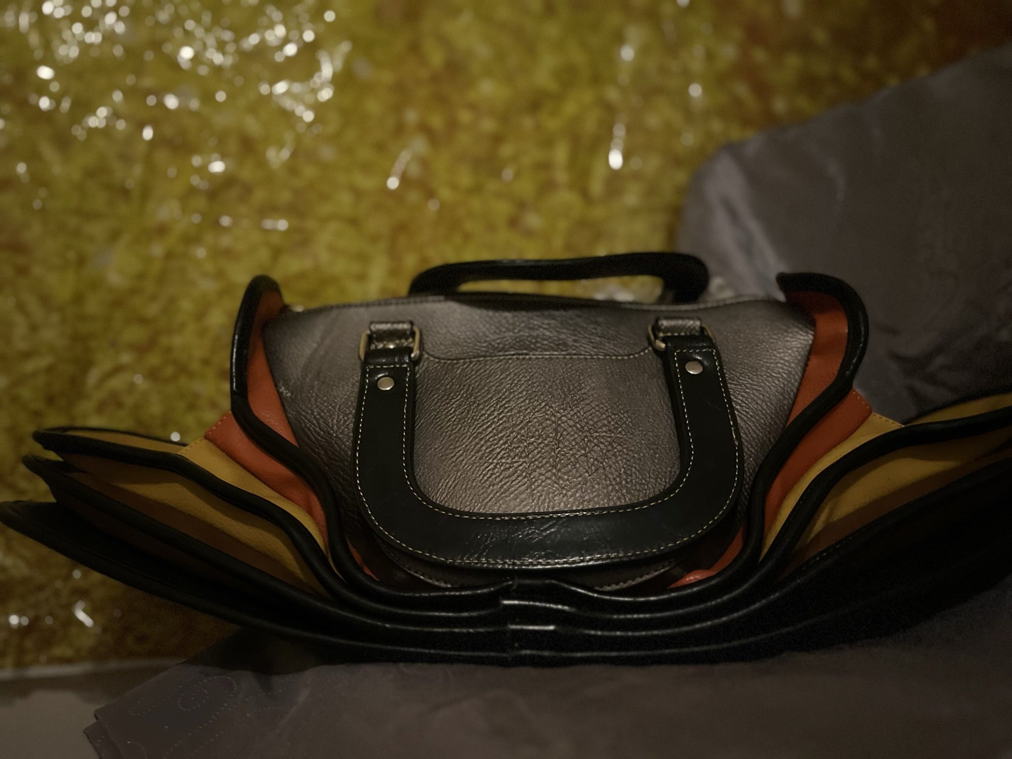 Vegan handheld Purse