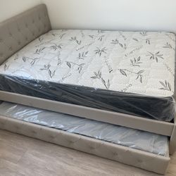 👉🏽👉 Full/Twin Trundle New Beds With Both Mattresses Included 