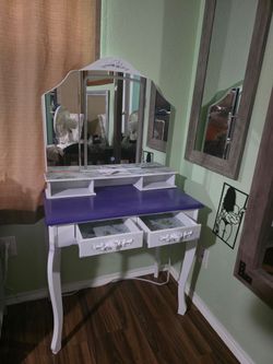 Vanity with lights