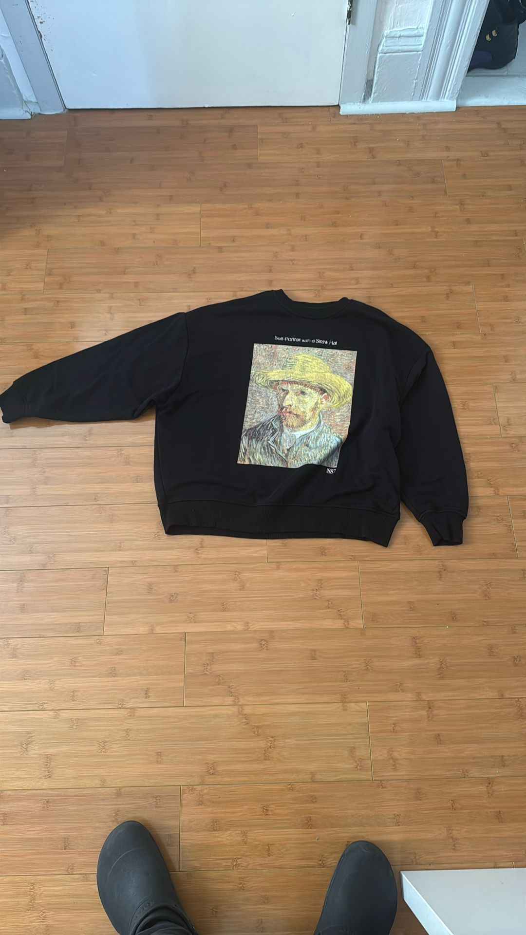 Self-Portrait With A Straw Hat Sweater