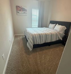 Queen Foam mattress with box spring 10”