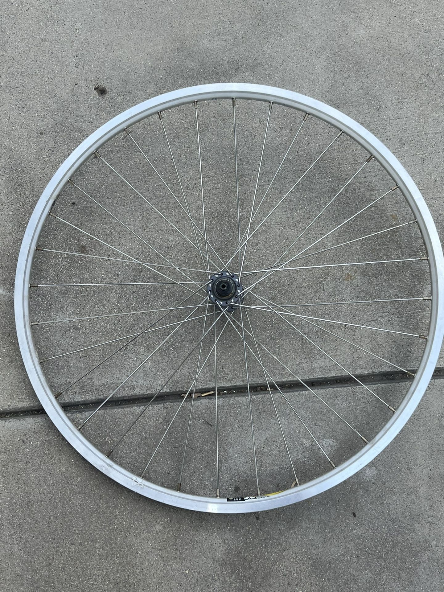 Mavic X 221 Front Rim With Shimano Hub 26”