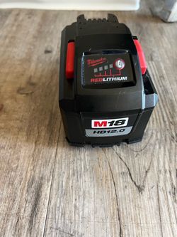 Milwaukee M18 RedLithium HD12.0 Battery , Hablo Español