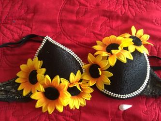 RAVE BRA SUNFLOWERS