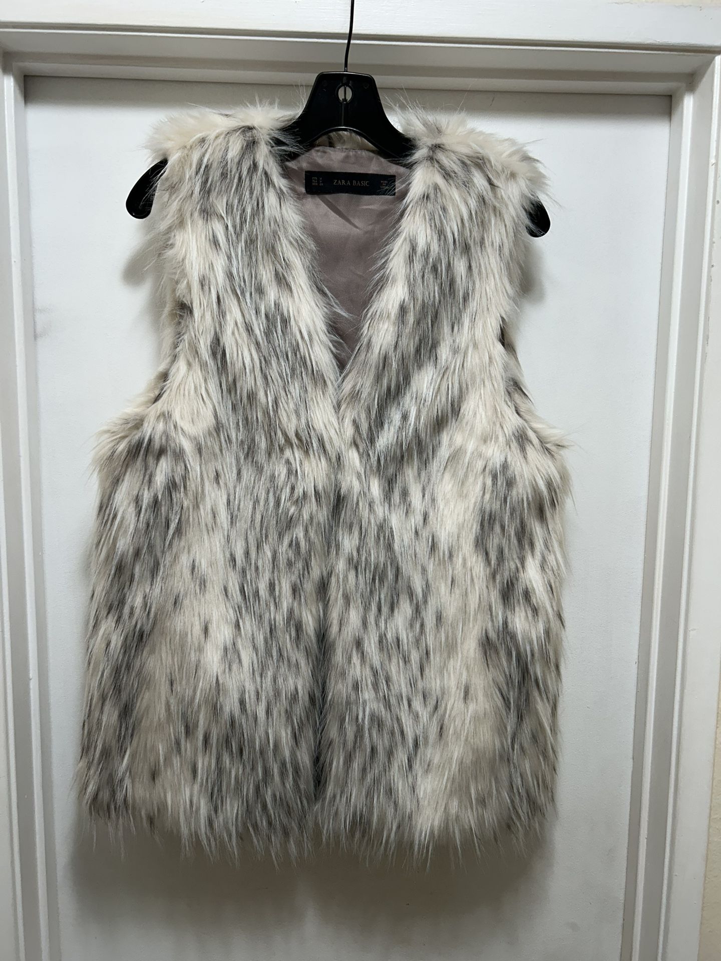 ZARA Faux Fur Vest