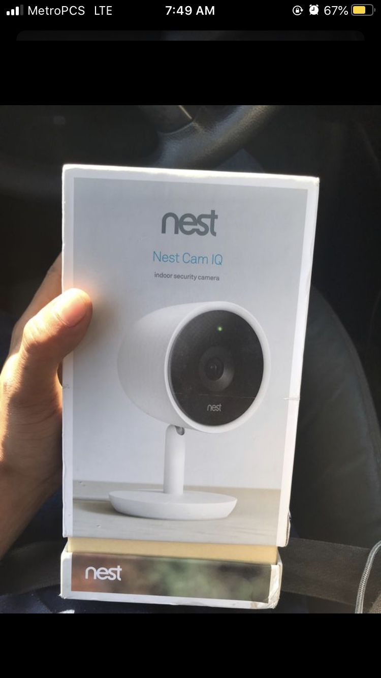 Nest can iq indoor security camera (Brand new)