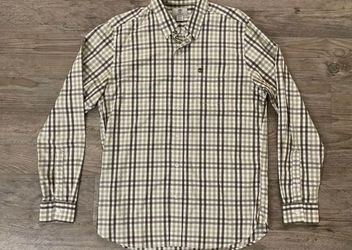 Timberland Mens Multi Button-up Long Sleeve Shirt Size Medium