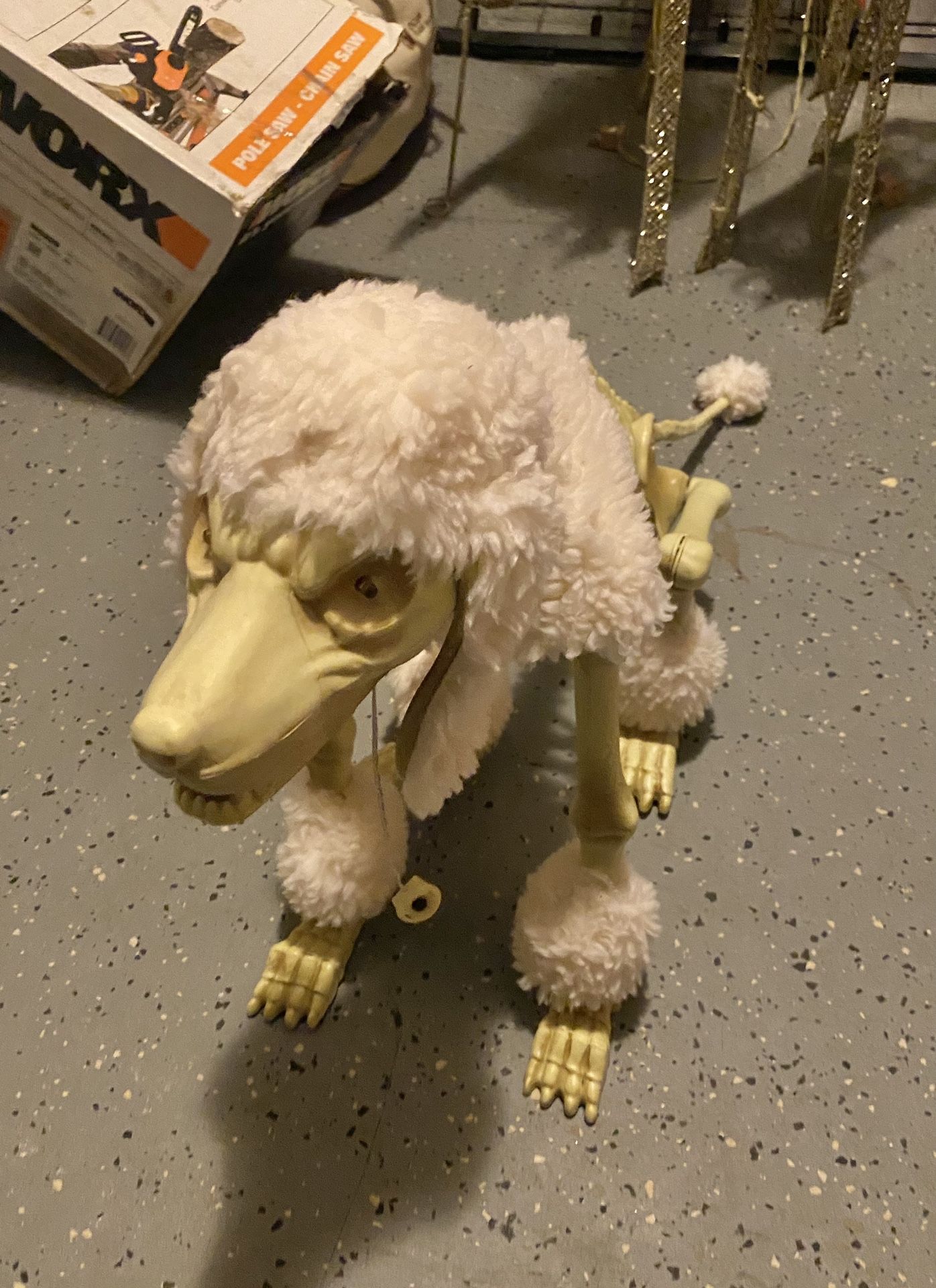 Halloween Devore Skeleton Dog