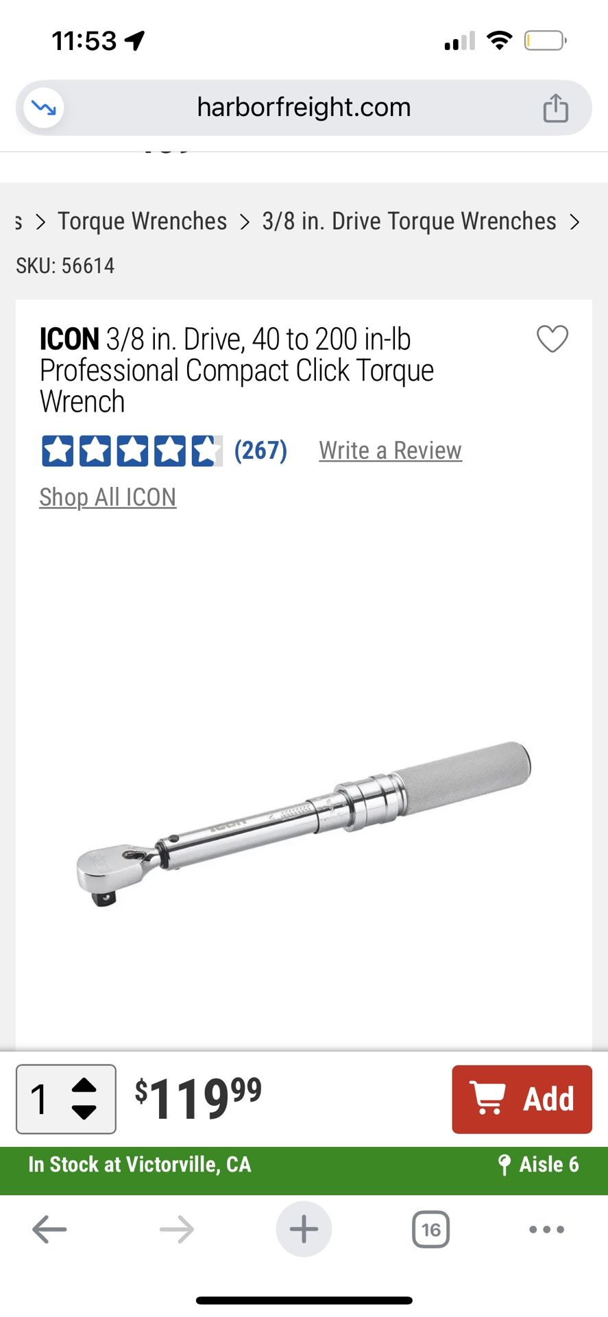 Icon Torque Wrench
