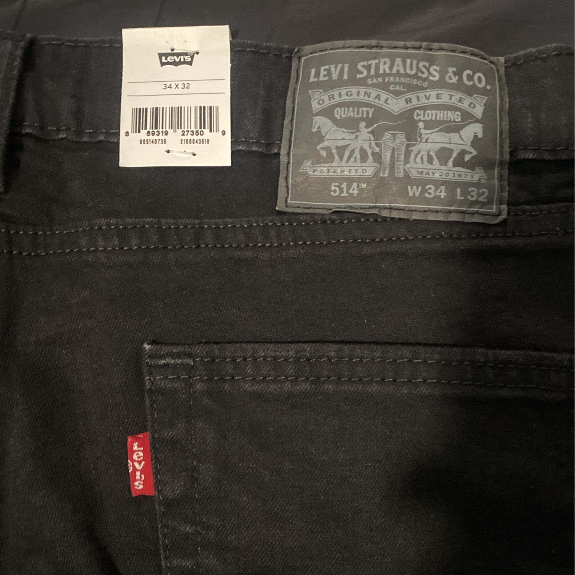 34x32 Levi’s Men’s 514 Straight Jeans