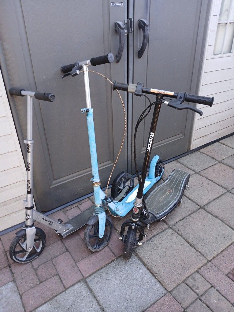 Scooters.