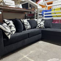 Black Sectional On Sale Free Delivery 