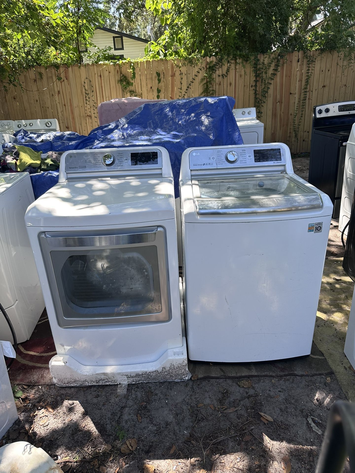 LG Top load Washer & Dryer Set