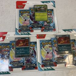 Pokemon Journey Together 3 Pack Blister 