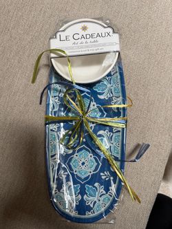 Le Cadeaux Melamine Bowl & Tray Gift Set