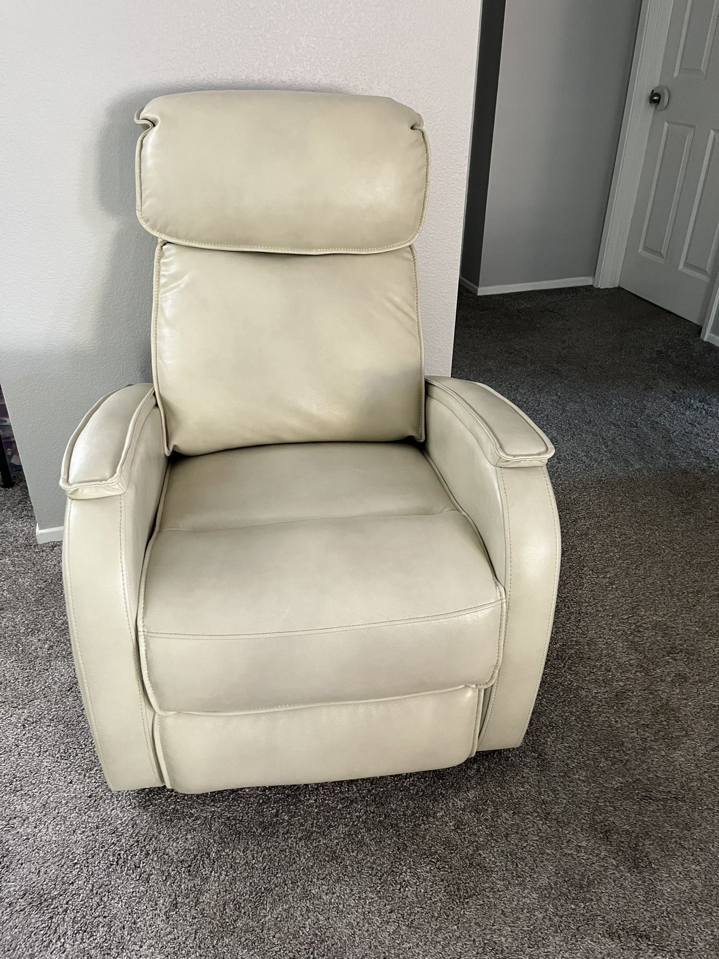 Leather Reclining Rocking Chair