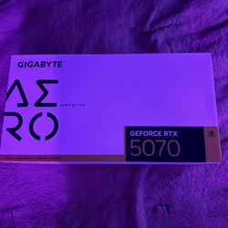 Gigabyte NVIDIA GeForce RTX 5070 AERO Overclocked Triple Fan 12GB GDDR7 PCIe 5.0 Graphics Card
