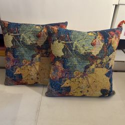 Liora Manne “Marina Fall In Love” Indoor/OutdoorThrow  Pillow(s) Set Of (2)