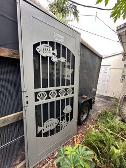Decorative Aluminum Screen Door