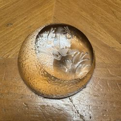 Mats Jonasson Signature Collection Frog Paperweight 