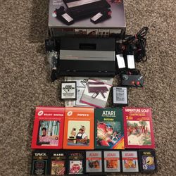 Atari 7800 Bundle / Front System Sell Has 2 Broken Pieces 