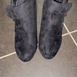 Black Booties Size 8