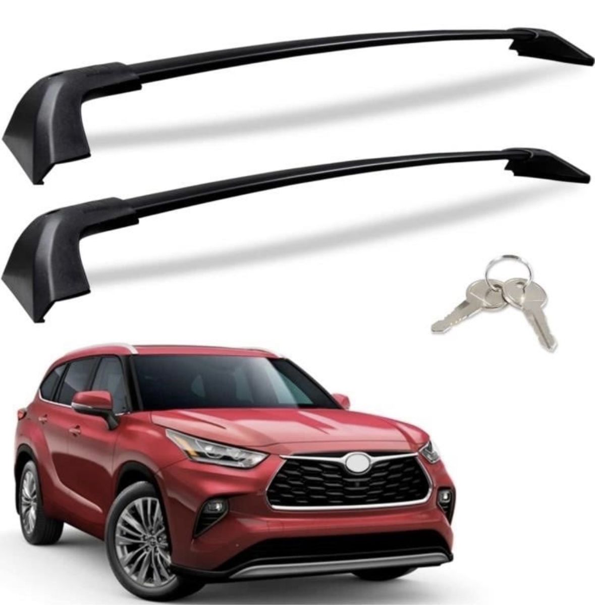 Toyota Highlander 2020-2022 Lockable Cross Bars Roof