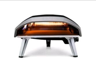 Ooni Koda 16 Gas-Powered Outdoor 16" Pizza Oven Stainless Steel - Black