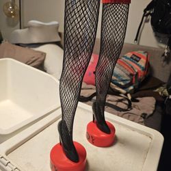 Darcelle Fishnet Leg Cup