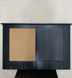 Cork board and chalkboard wall organizer - $50