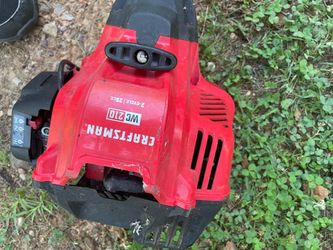 CRAFTSMAN WS2200 25-cc 2-Cycle Straight Shaft Attachment Capable Gas 17 inches String Trimmer