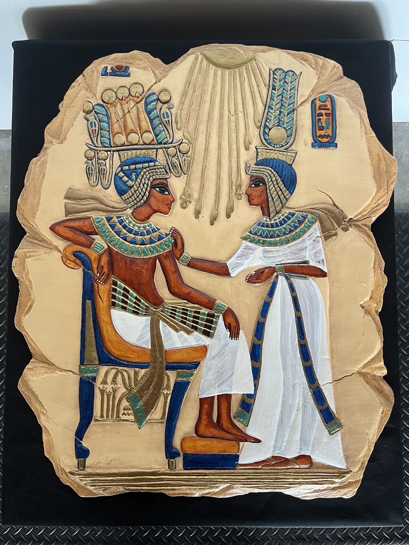 Veldon Simpson Limited Edition Ancient Egyptian Tile Sculpture