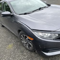 Hood & Left Fender For 2018 Honda Civic Sedan