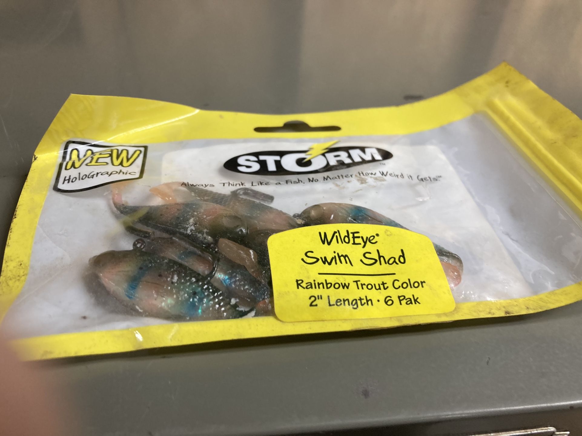 Vintage Storm WildEye Swim Shade Rainbow Trout Color 2” Length 6 Pack New