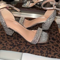 Glittery heels
