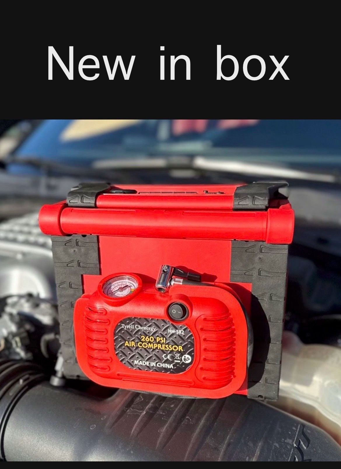 Jump Starter Air Compressor LED Light Emergency Battery Box Charger Dewalt Rigid Milwaukee Makita