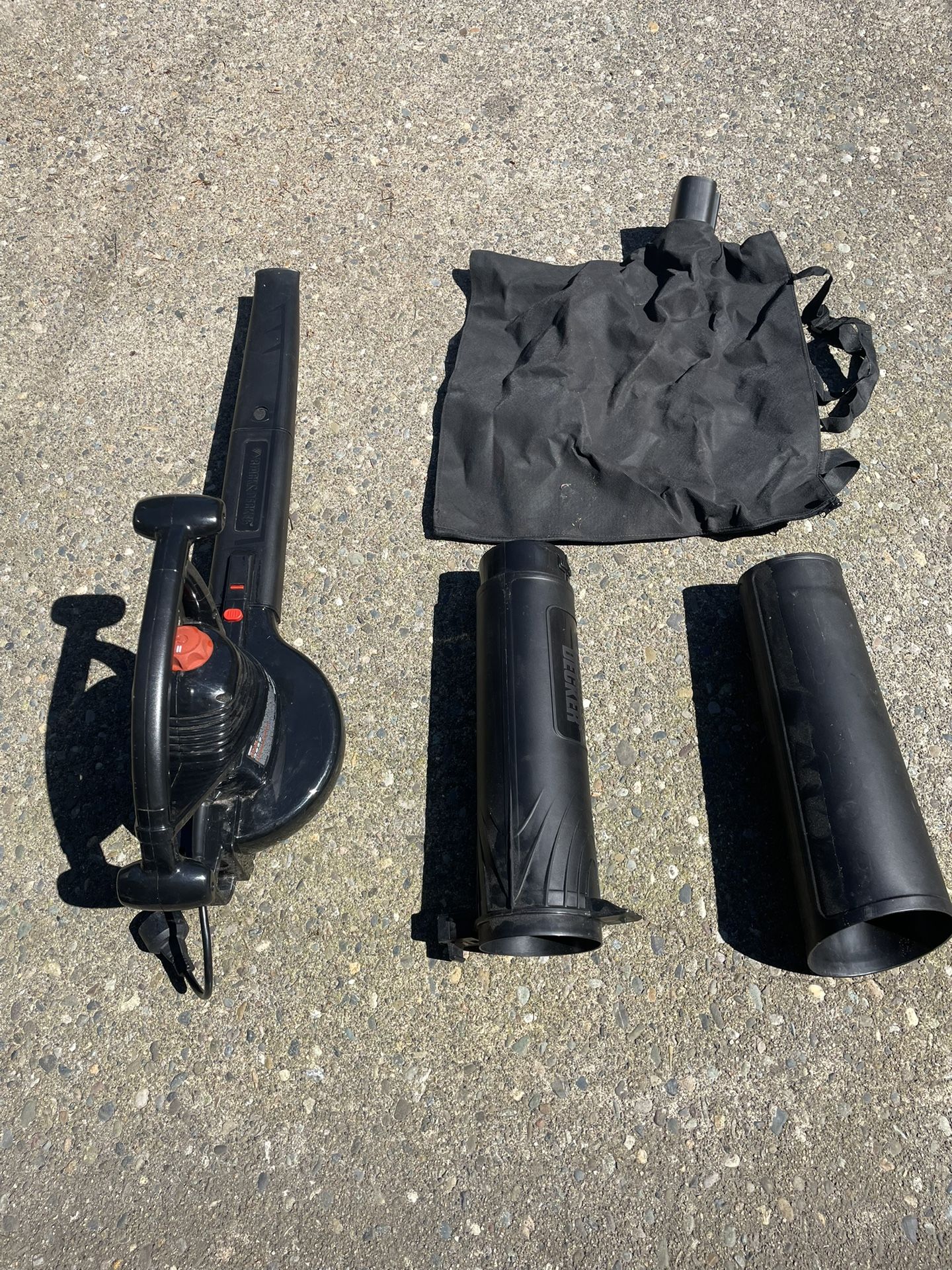 Black+Decker Electric 3in1 Leaf Blower, Vacuum, Mulcher