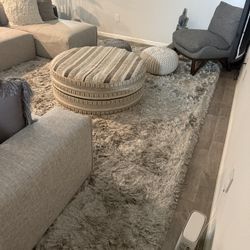 Like New 12x9 Gray Shag Area Rug - $300