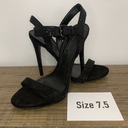 Zara Heeled Rhinestone Sandals