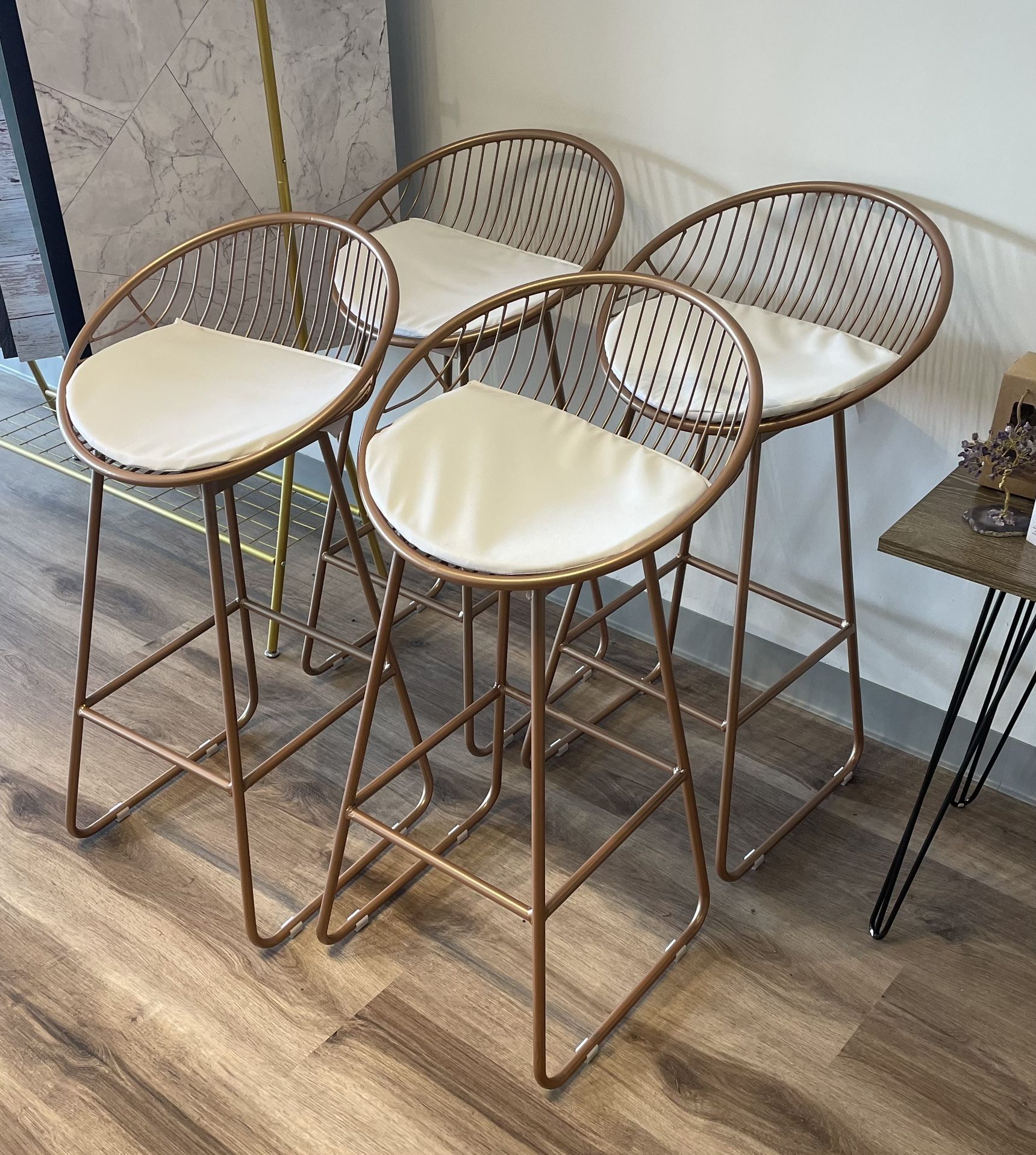 Bar Stools Set of 4 Counter Height Bar Chairs 30