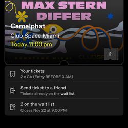 Camelphat Space Before 3am Tonight!