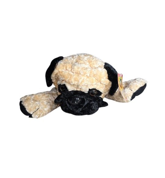 Vintage DGE Carousel Toys Dog Pug Stuffed Animal Plush 22" Large Soft Plush