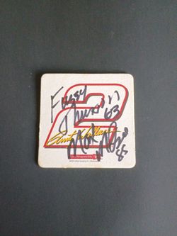Autographed Coaster